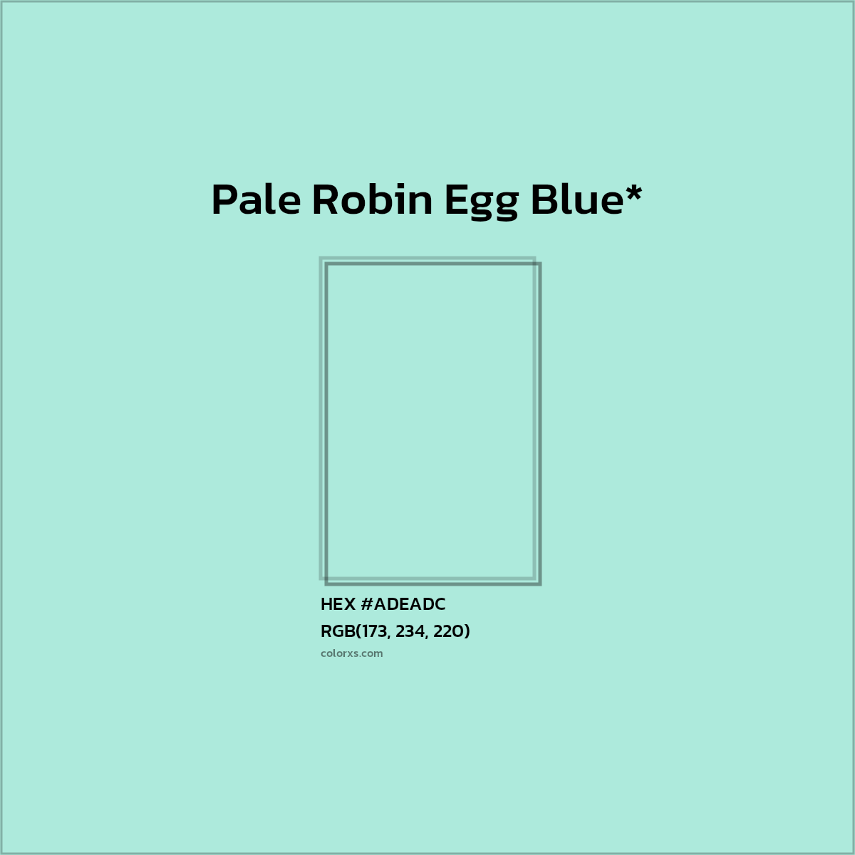 HEX #ADEADC Color Name, Color Code, Palettes, Similar Paints, Images