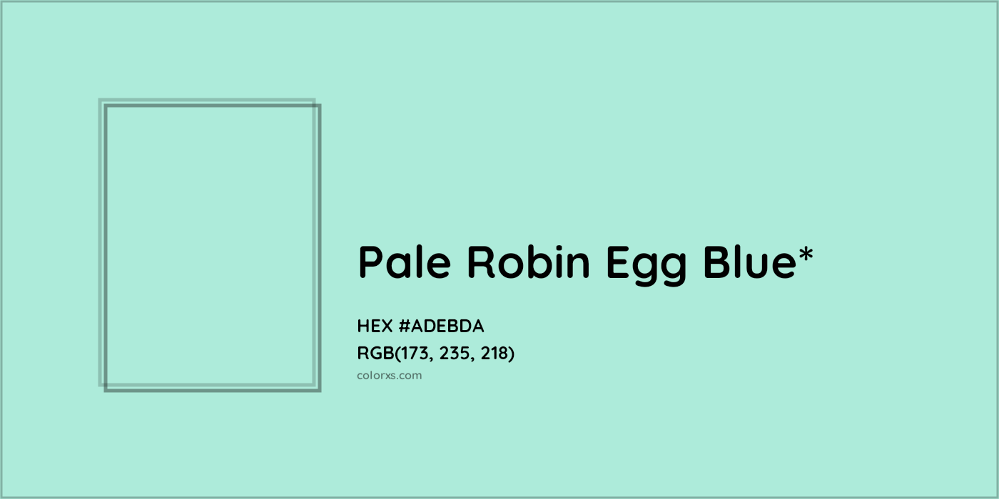 HEX #ADEBDA Color Name, Color Code, Palettes, Similar Paints, Images
