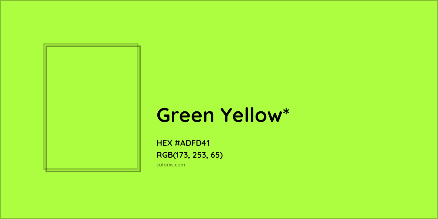 HEX #ADFD41 Color Name, Color Code, Palettes, Similar Paints, Images