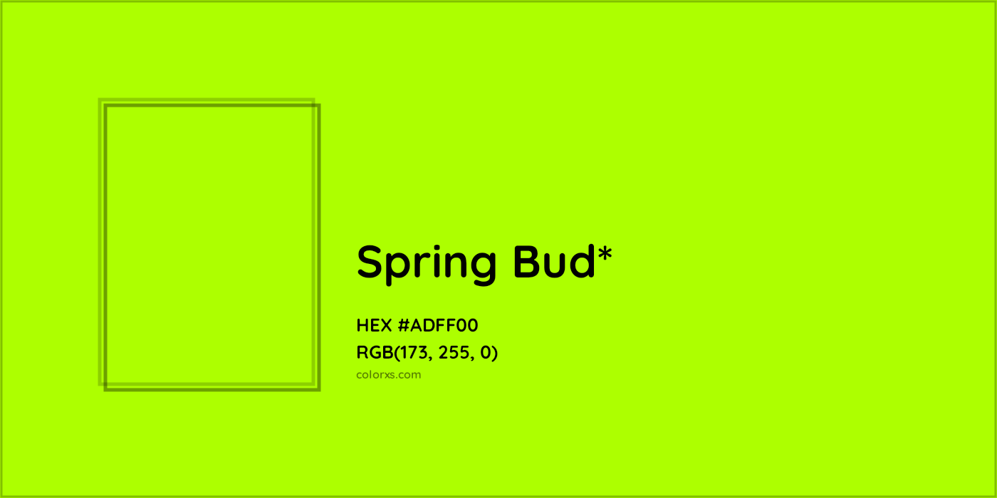 HEX #ADFF00 Color Name, Color Code, Palettes, Similar Paints, Images
