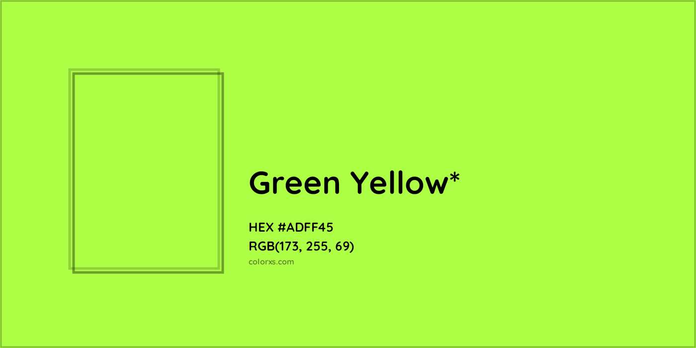 HEX #ADFF45 Color Name, Color Code, Palettes, Similar Paints, Images