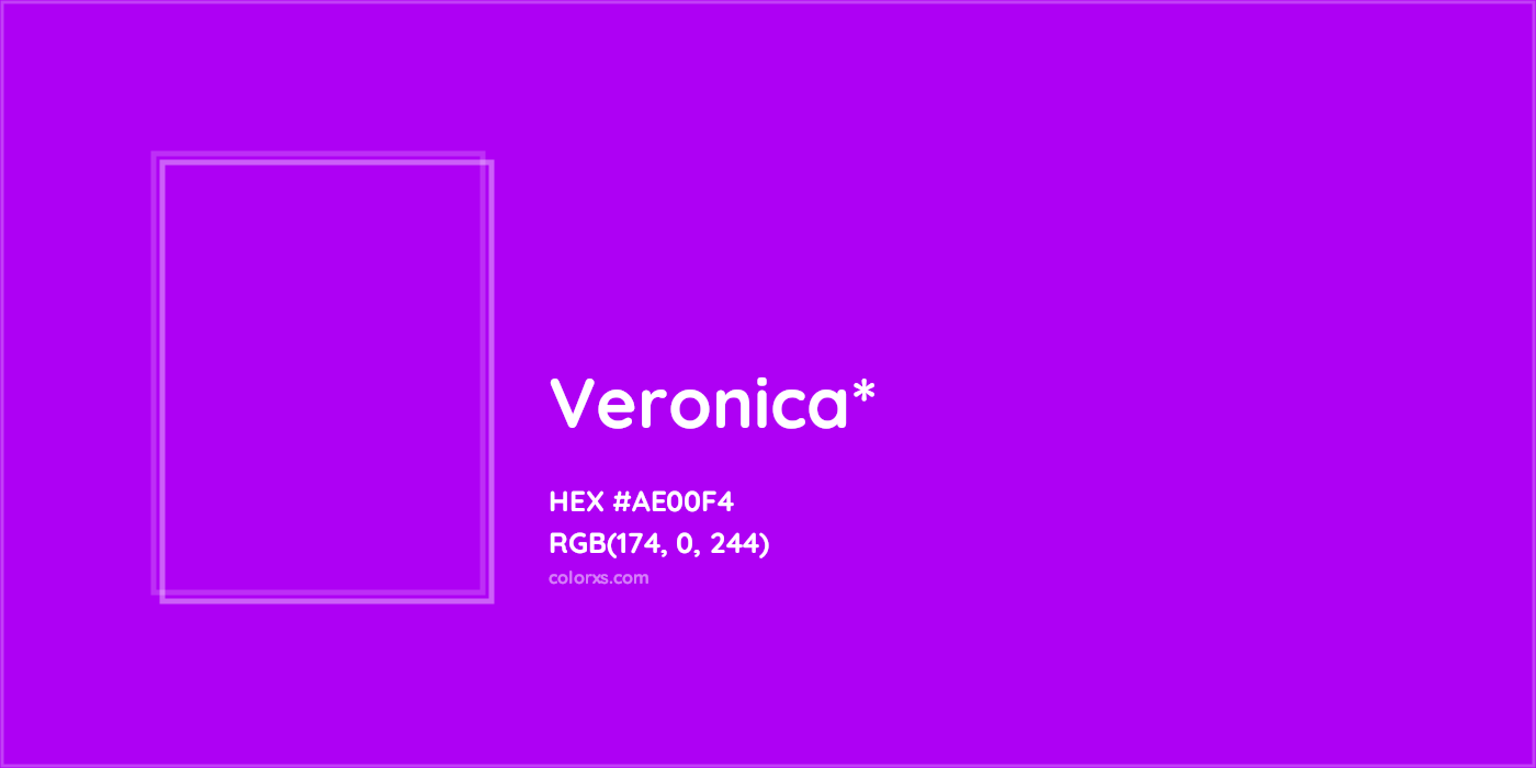 HEX #AE00F4 Color Name, Color Code, Palettes, Similar Paints, Images