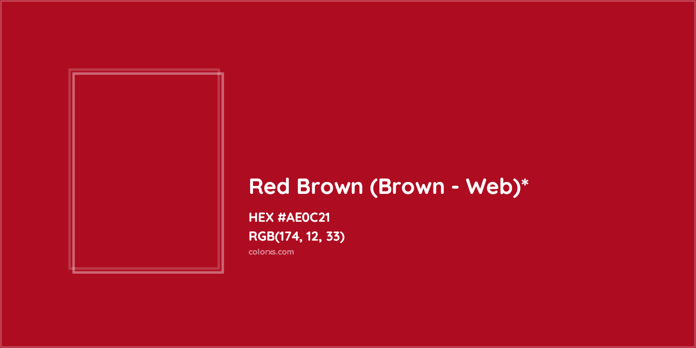 HEX #AE0C21 Color Name, Color Code, Palettes, Similar Paints, Images