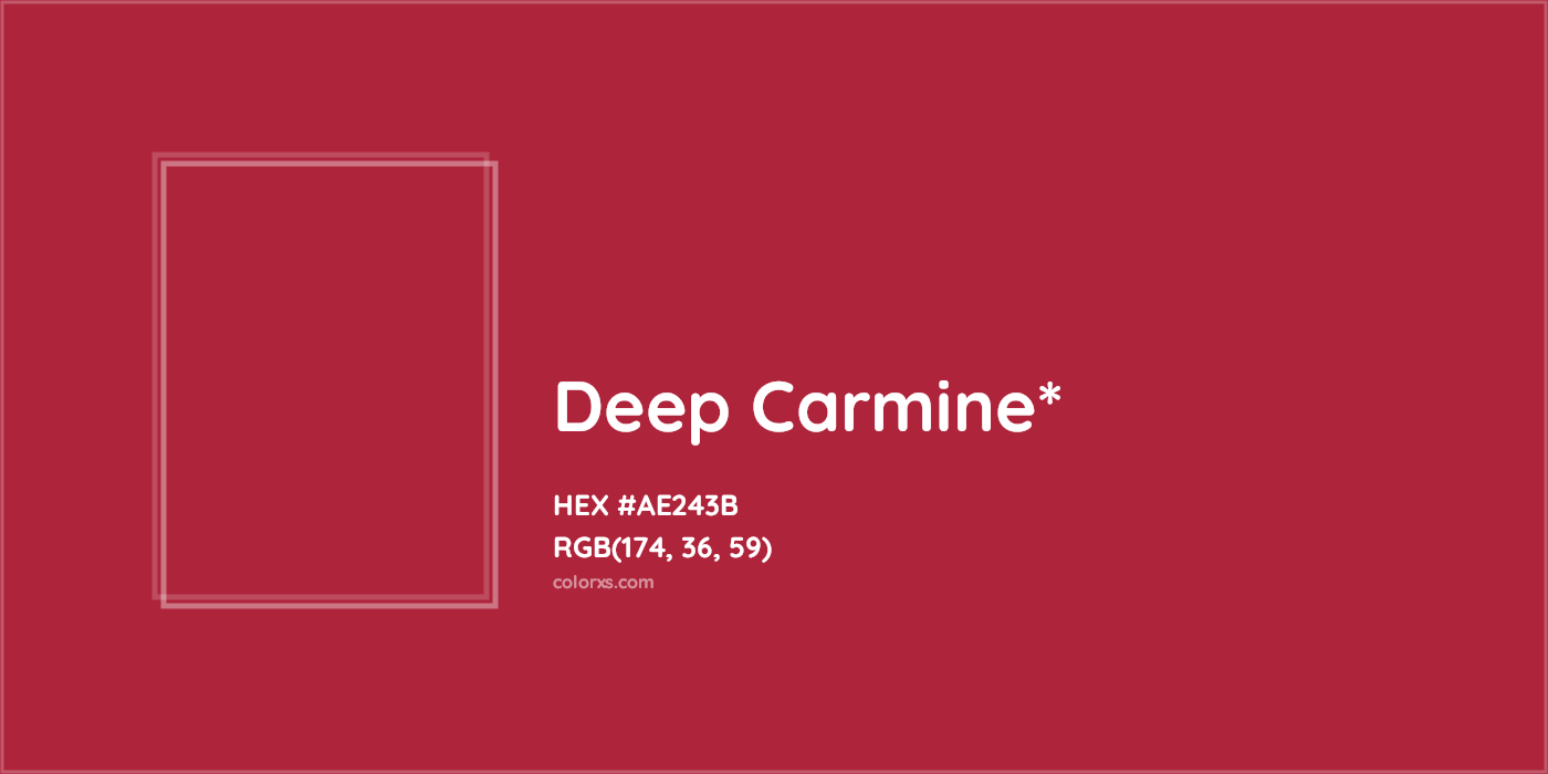 HEX #AE243B Color Name, Color Code, Palettes, Similar Paints, Images