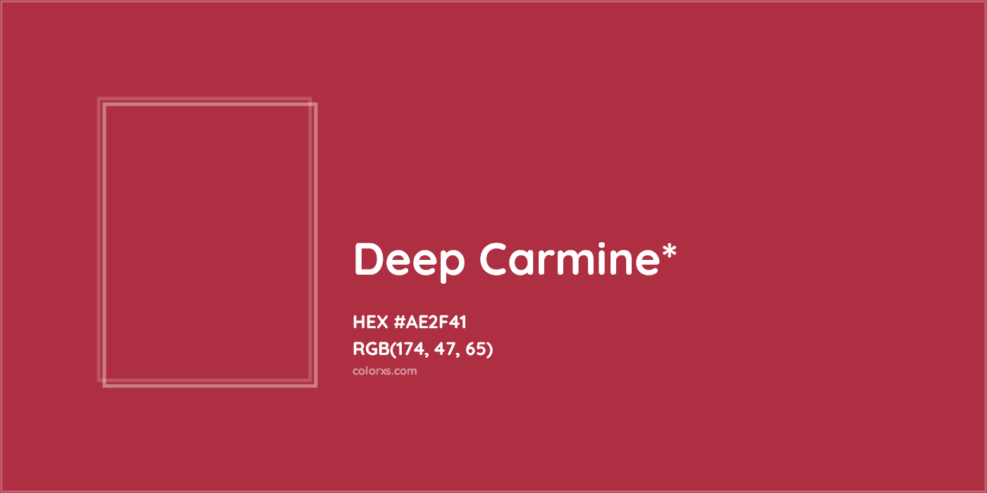 HEX #AE2F41 Color Name, Color Code, Palettes, Similar Paints, Images