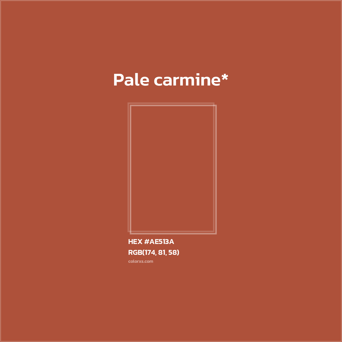HEX #AE513A Color Name, Color Code, Palettes, Similar Paints, Images