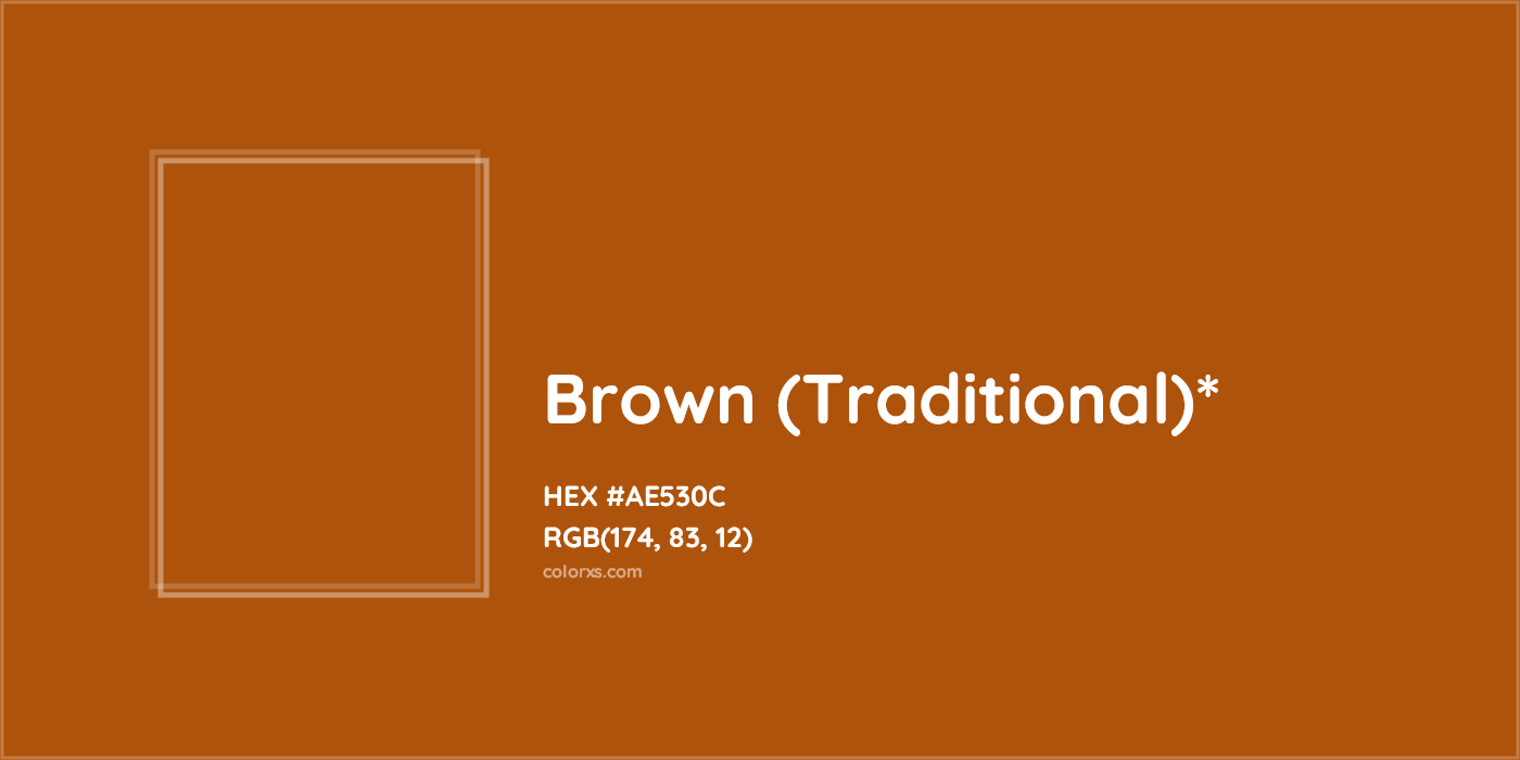 HEX #AE530C Color Name, Color Code, Palettes, Similar Paints, Images