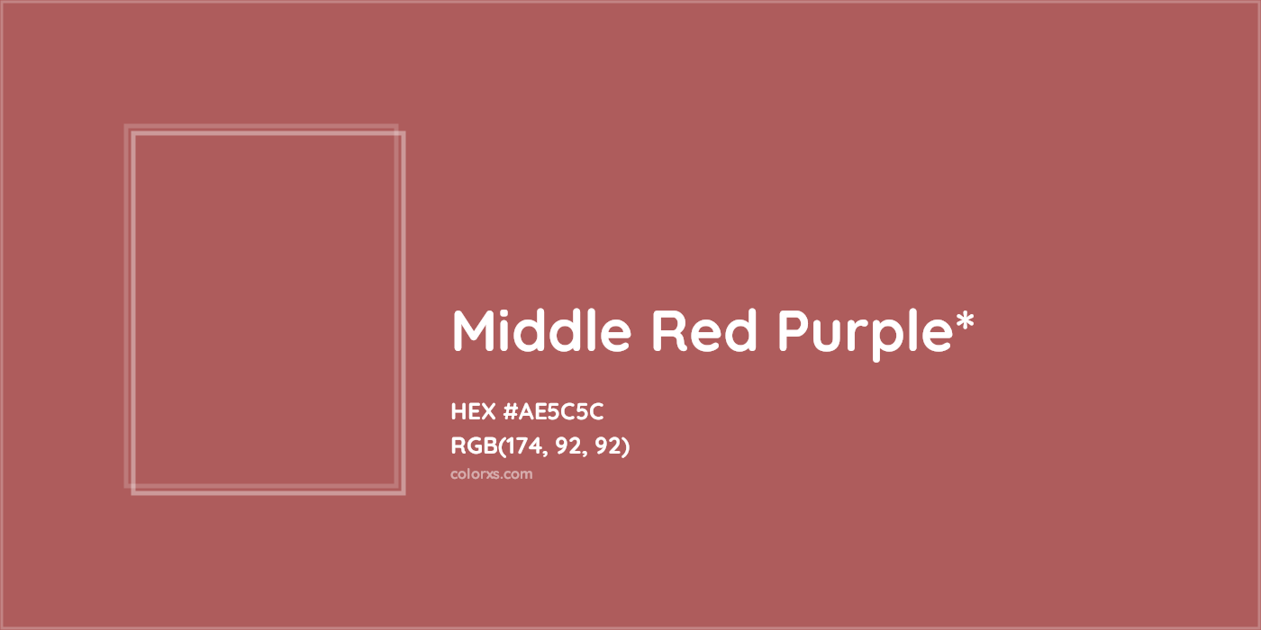 HEX #AE5C5C Color Name, Color Code, Palettes, Similar Paints, Images