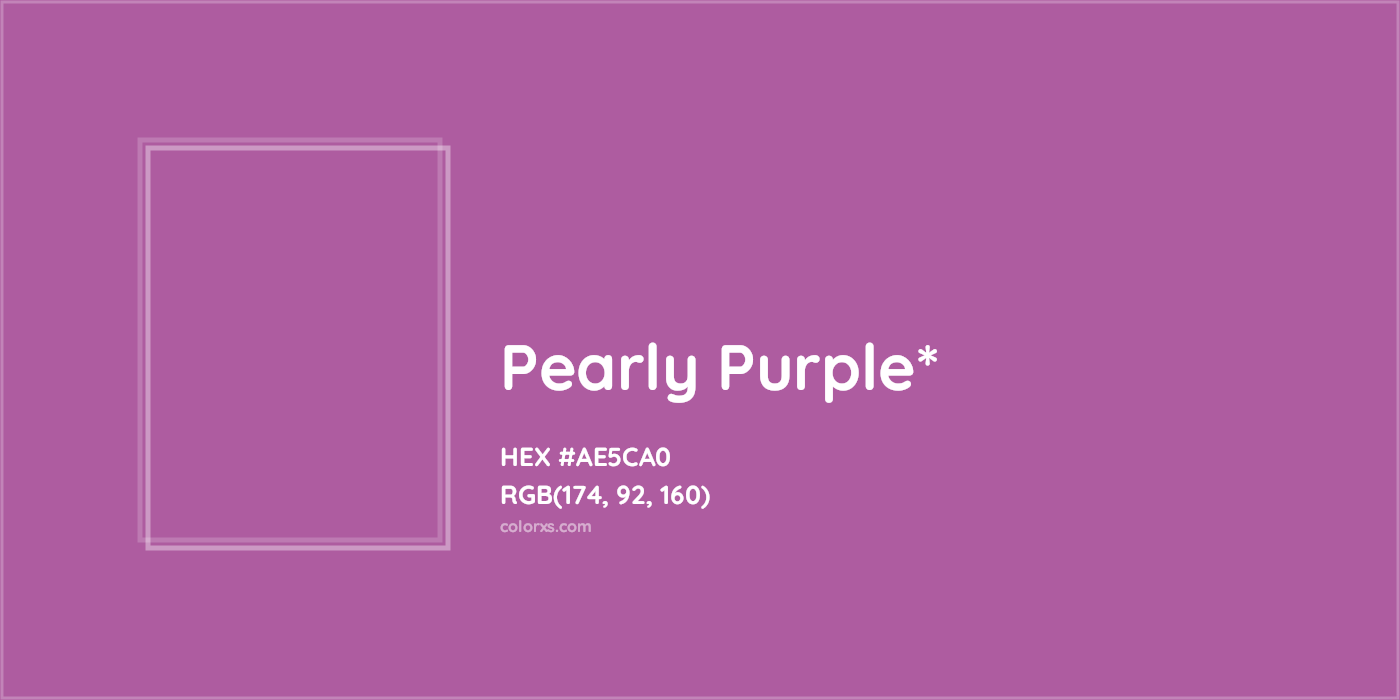 HEX #AE5CA0 Color Name, Color Code, Palettes, Similar Paints, Images