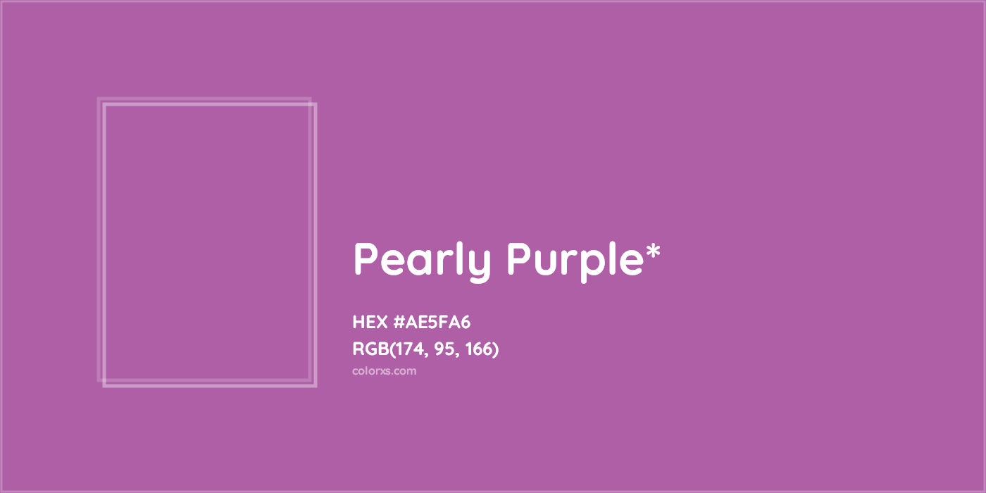 HEX #AE5FA6 Color Name, Color Code, Palettes, Similar Paints, Images