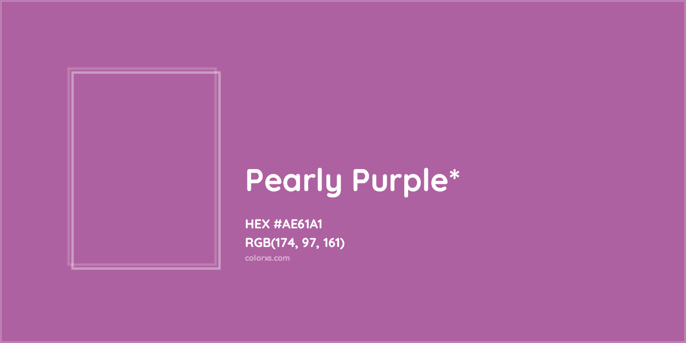 HEX #AE61A1 Color Name, Color Code, Palettes, Similar Paints, Images