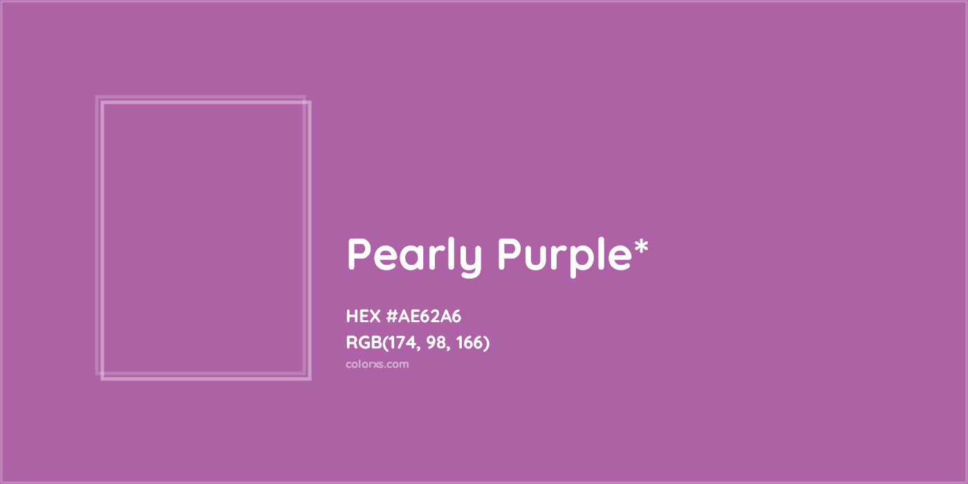 HEX #AE62A6 Color Name, Color Code, Palettes, Similar Paints, Images