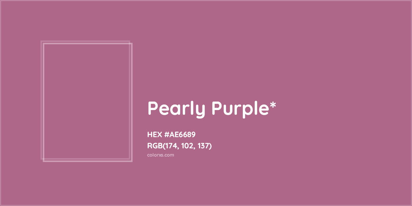 HEX #AE6689 Color Name, Color Code, Palettes, Similar Paints, Images