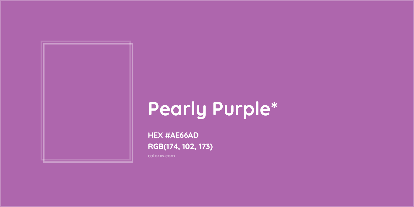 HEX #AE66AD Color Name, Color Code, Palettes, Similar Paints, Images