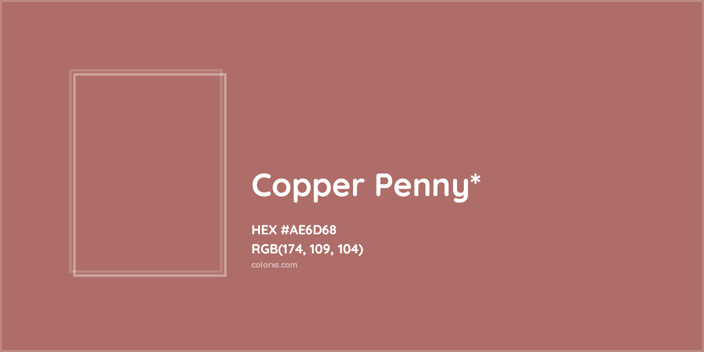 HEX #AE6D68 Color Name, Color Code, Palettes, Similar Paints, Images