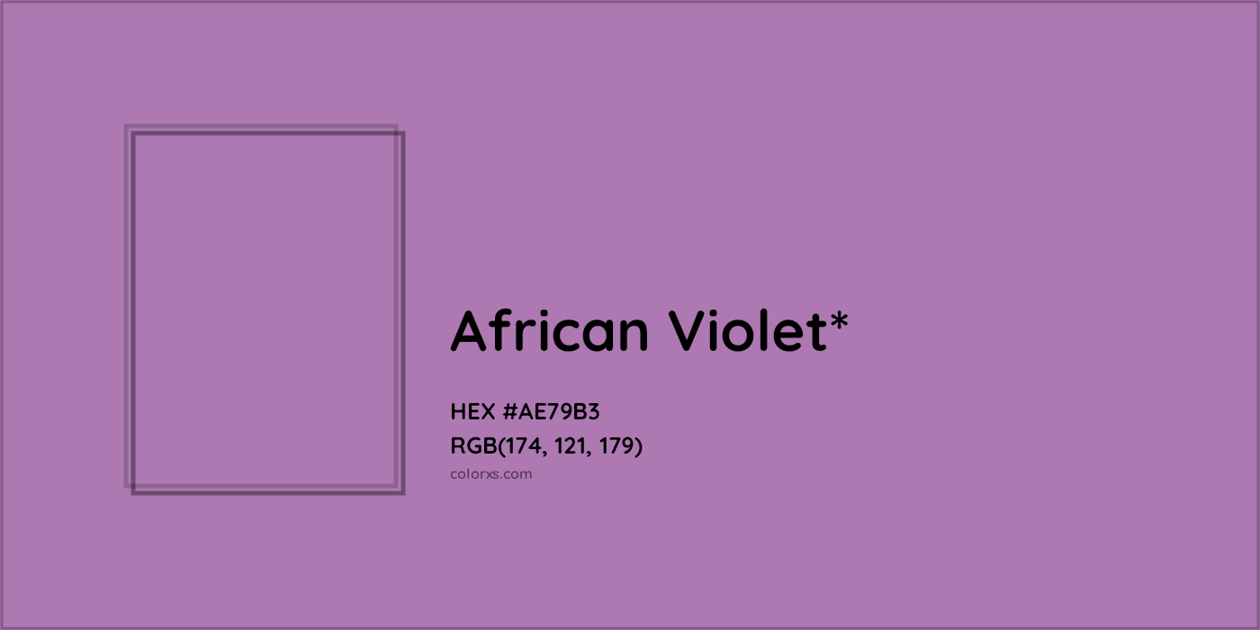 HEX #AE79B3 Color Name, Color Code, Palettes, Similar Paints, Images