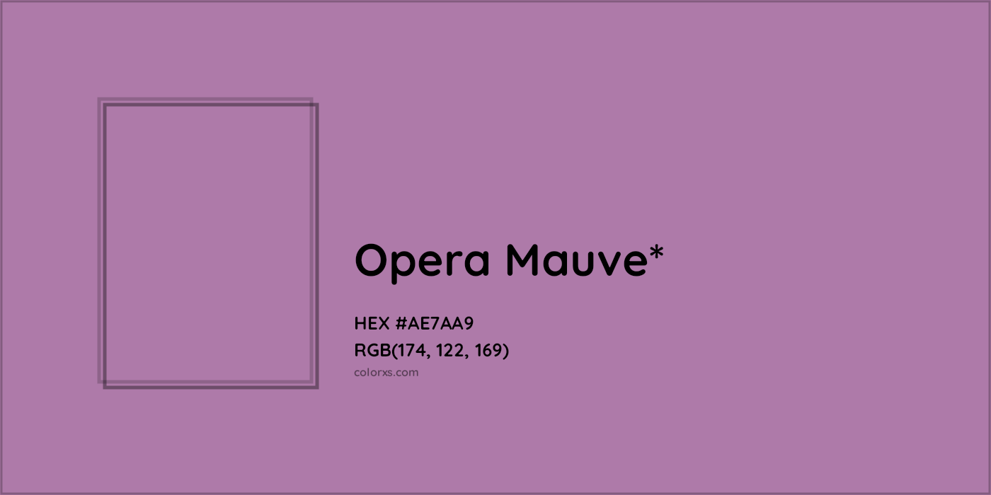 HEX #AE7AA9 Color Name, Color Code, Palettes, Similar Paints, Images