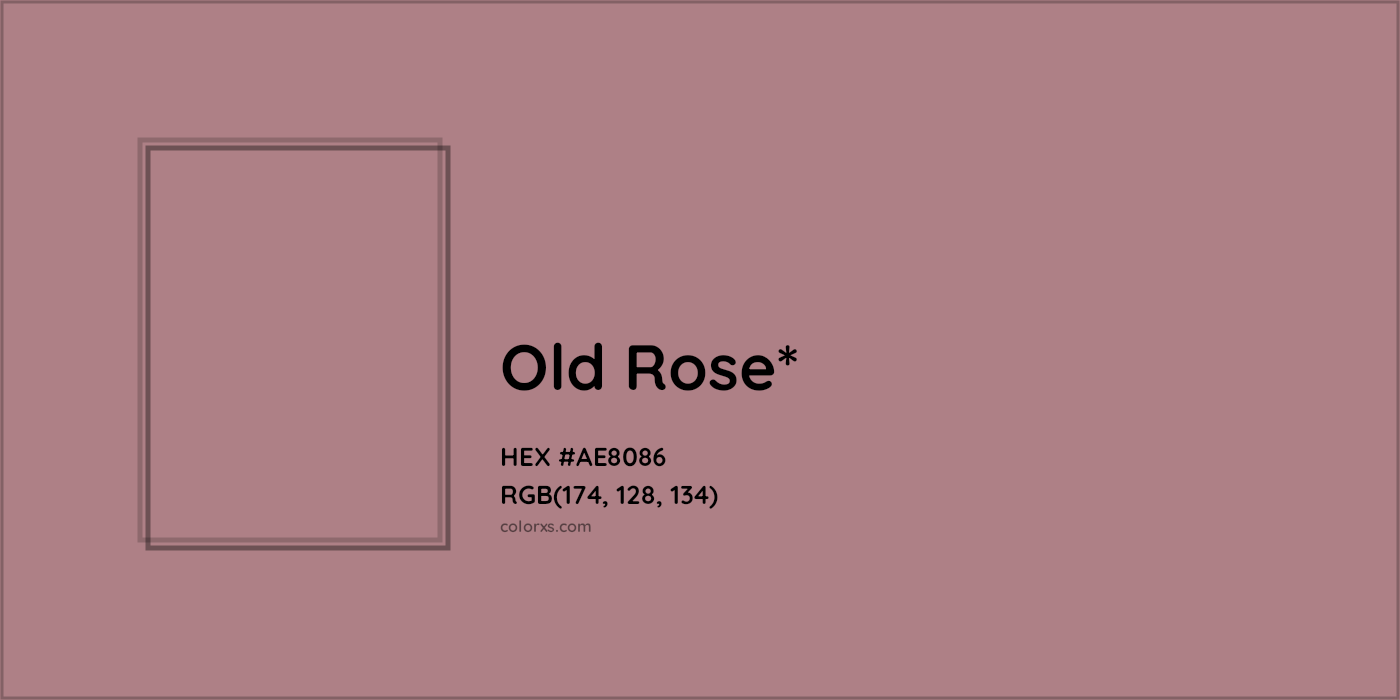 HEX #AE8086 Color Name, Color Code, Palettes, Similar Paints, Images