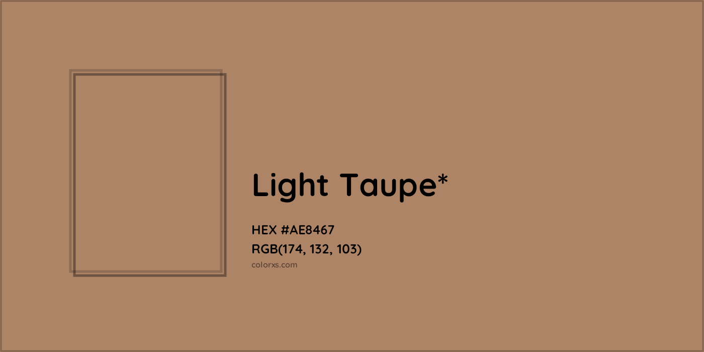 HEX #AE8467 Color Name, Color Code, Palettes, Similar Paints, Images