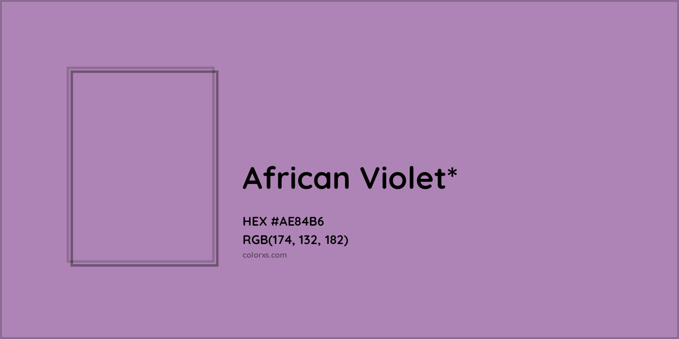 HEX #AE84B6 Color Name, Color Code, Palettes, Similar Paints, Images