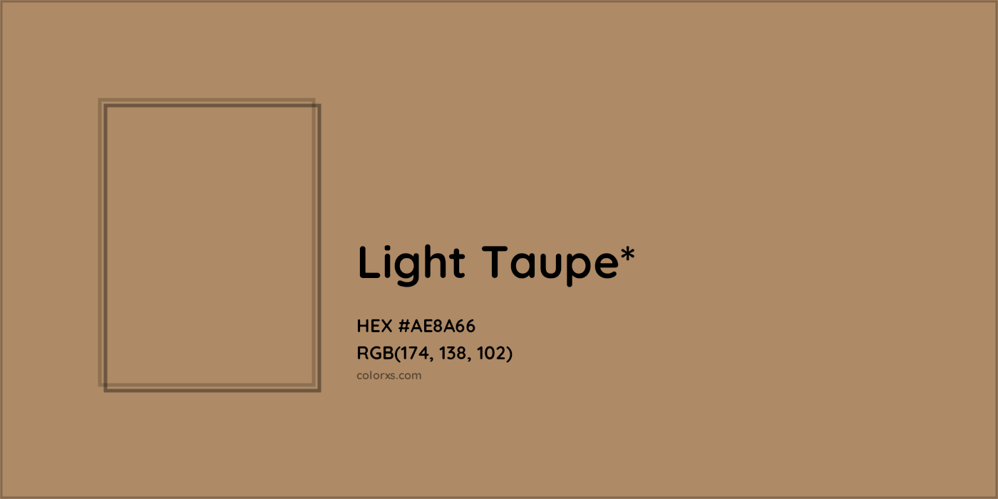 HEX #AE8A66 Color Name, Color Code, Palettes, Similar Paints, Images