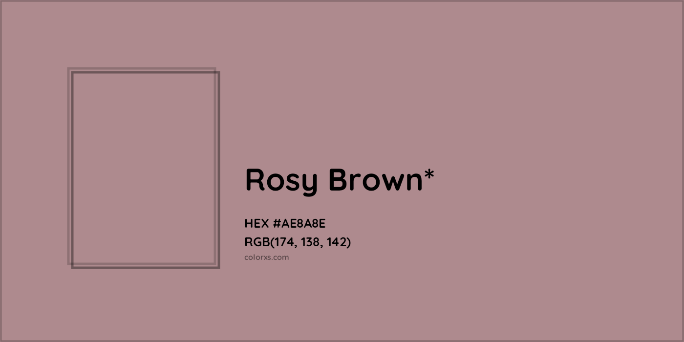 HEX #AE8A8E Color Name, Color Code, Palettes, Similar Paints, Images