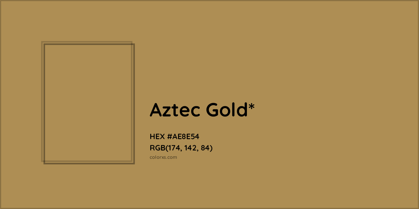 HEX #AE8E54 Color Name, Color Code, Palettes, Similar Paints, Images