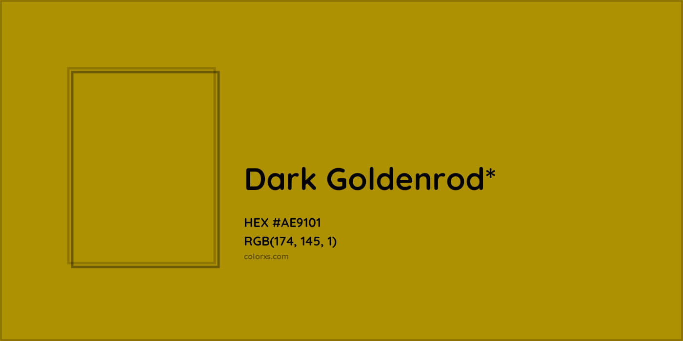 HEX #AE9101 Color Name, Color Code, Palettes, Similar Paints, Images