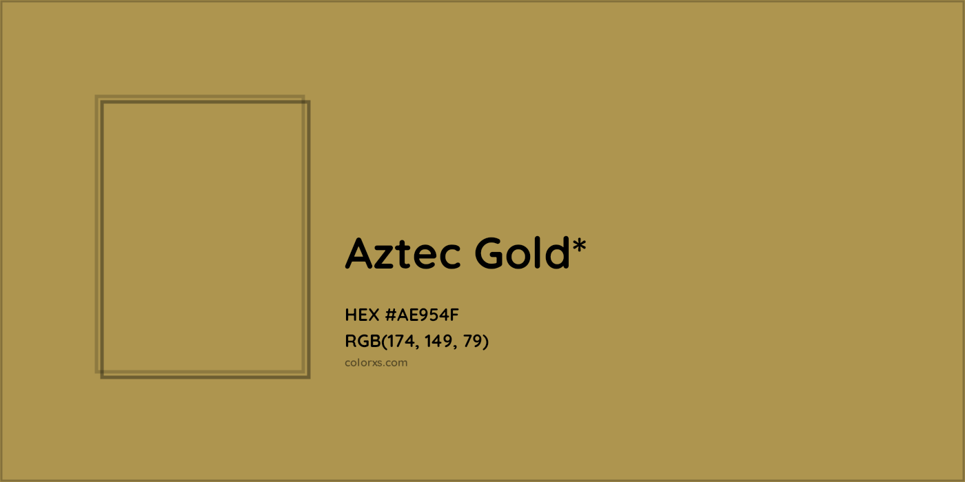 HEX #AE954F Color Name, Color Code, Palettes, Similar Paints, Images