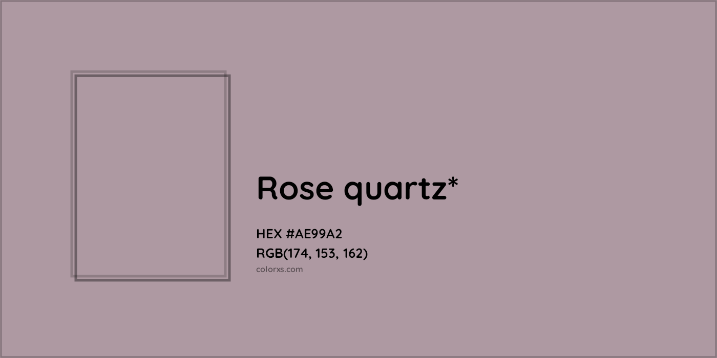 HEX #AE99A2 Color Name, Color Code, Palettes, Similar Paints, Images