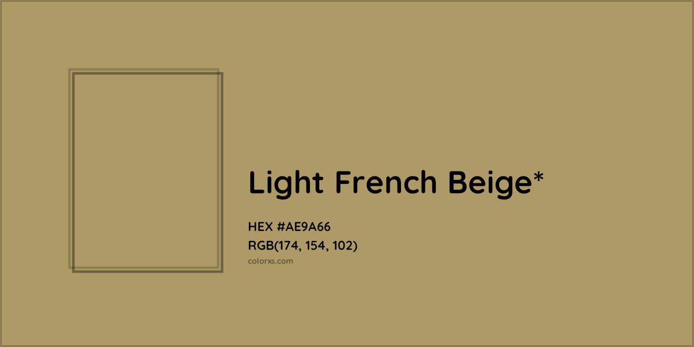 HEX #AE9A66 Color Name, Color Code, Palettes, Similar Paints, Images