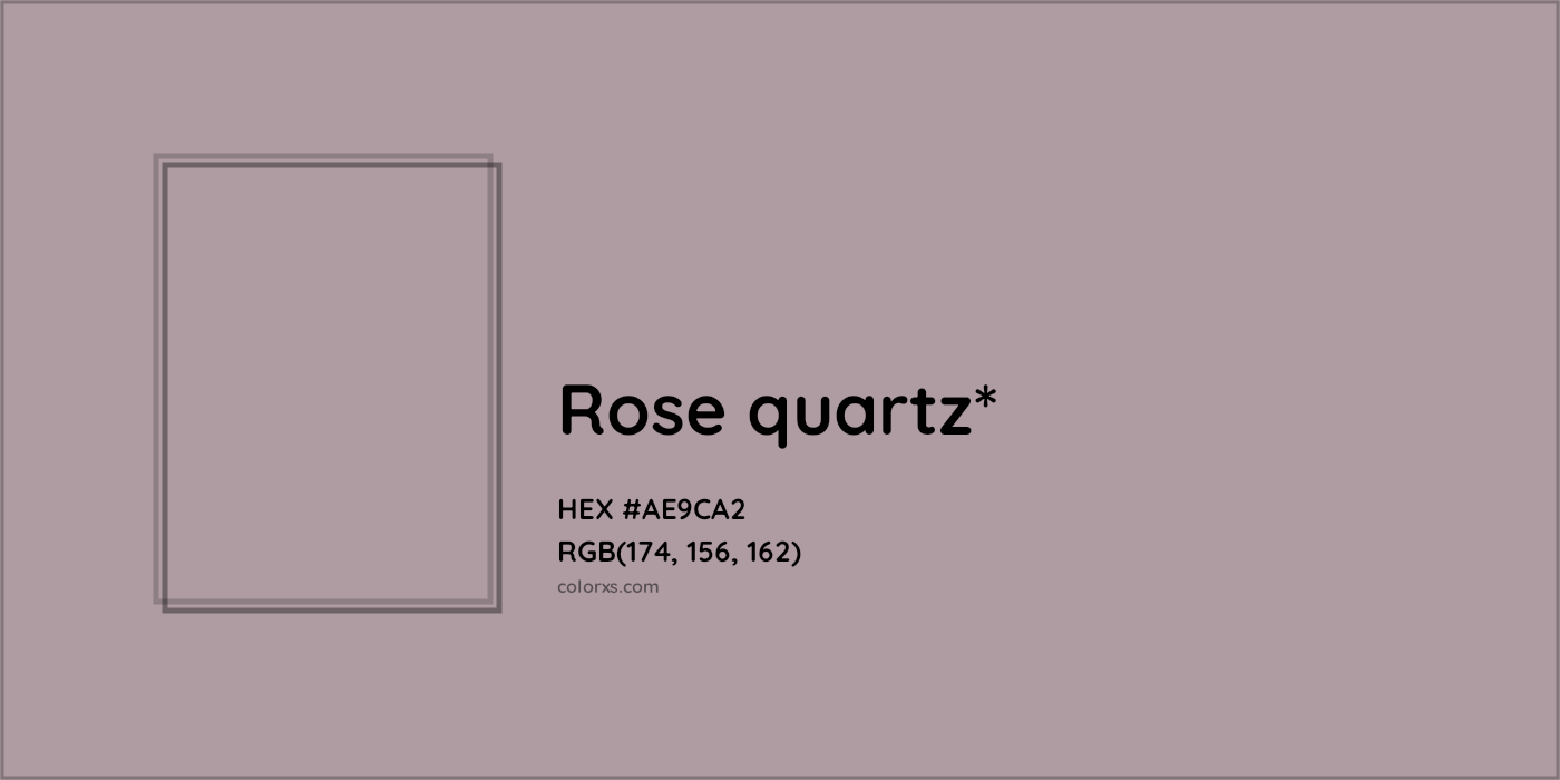 HEX #AE9CA2 Color Name, Color Code, Palettes, Similar Paints, Images