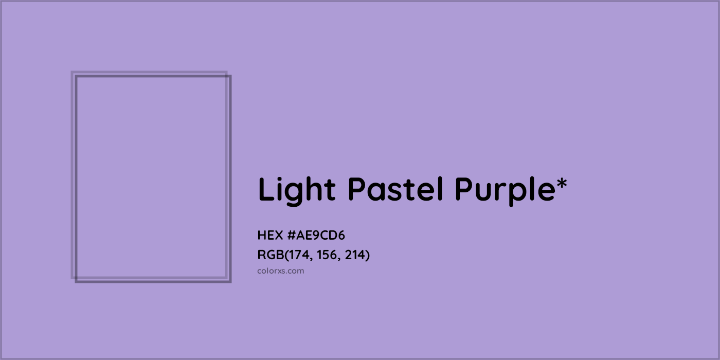 HEX #AE9CD6 Color Name, Color Code, Palettes, Similar Paints, Images