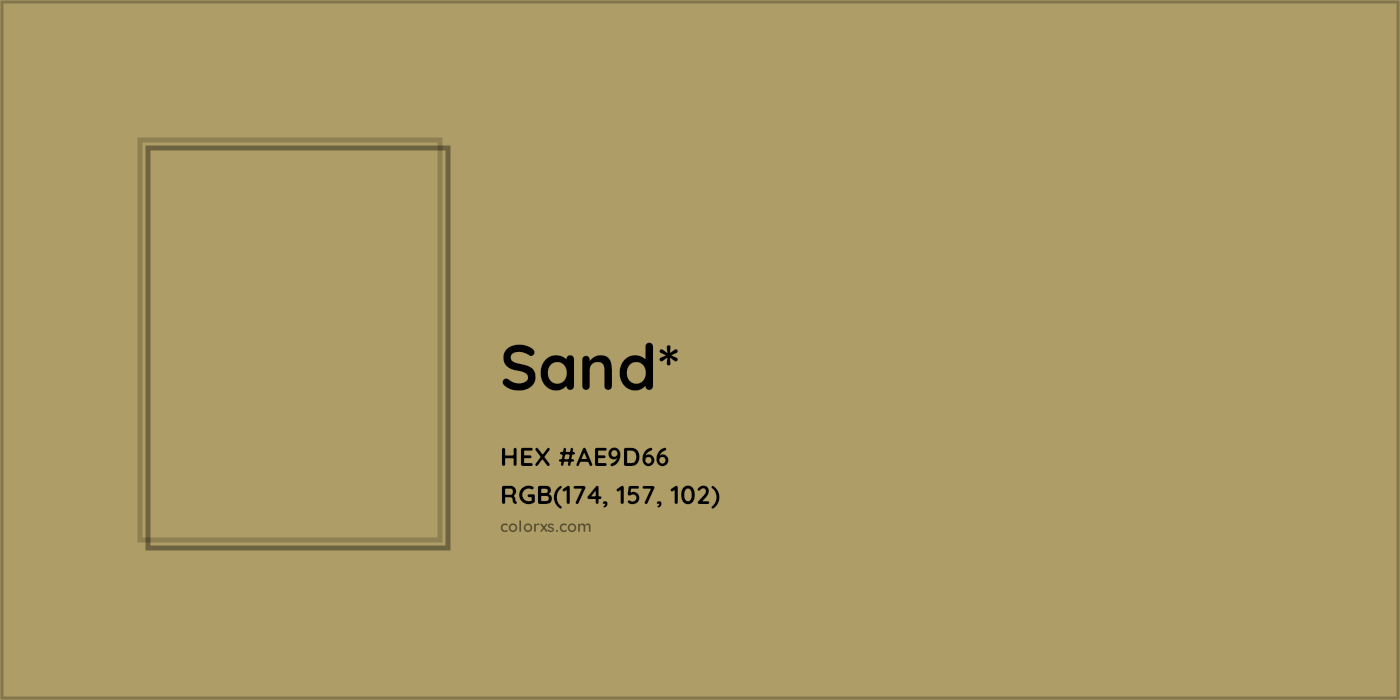 HEX #AE9D66 Color Name, Color Code, Palettes, Similar Paints, Images