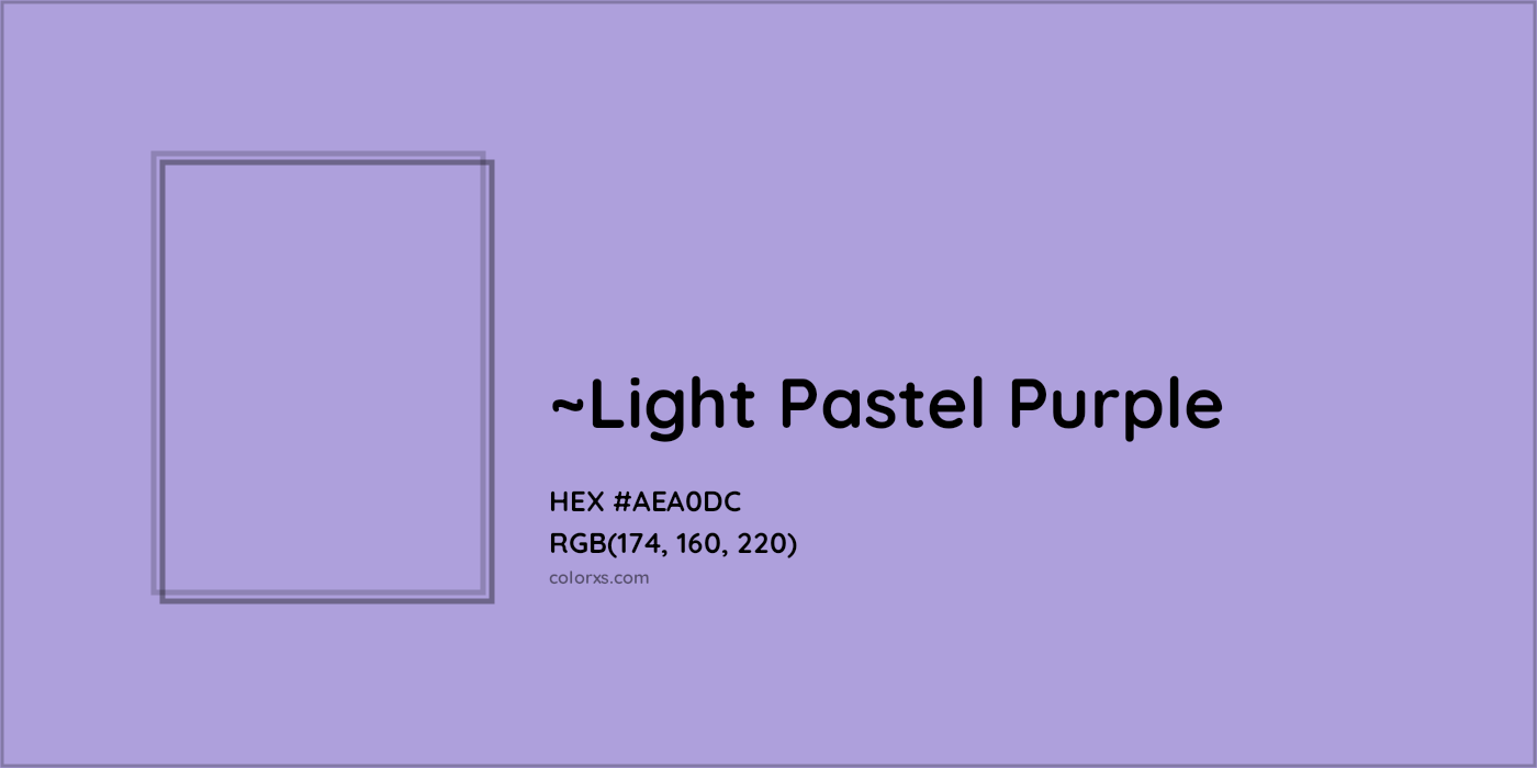HEX #AEA0DC Color Name, Color Code, Palettes, Similar Paints, Images