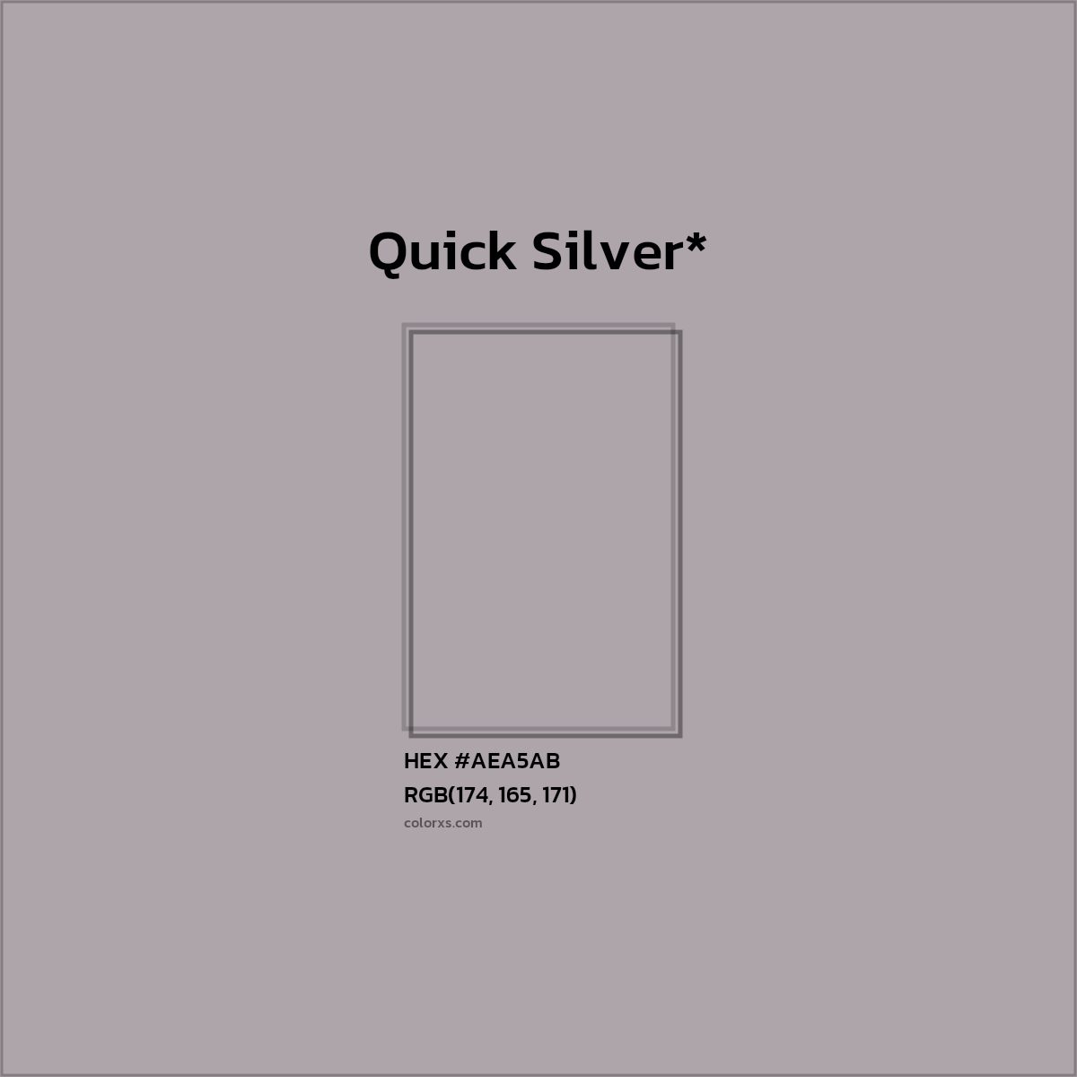 HEX #AEA5AB Color Name, Color Code, Palettes, Similar Paints, Images