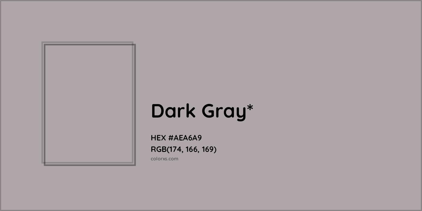 HEX #AEA6A9 Color Name, Color Code, Palettes, Similar Paints, Images
