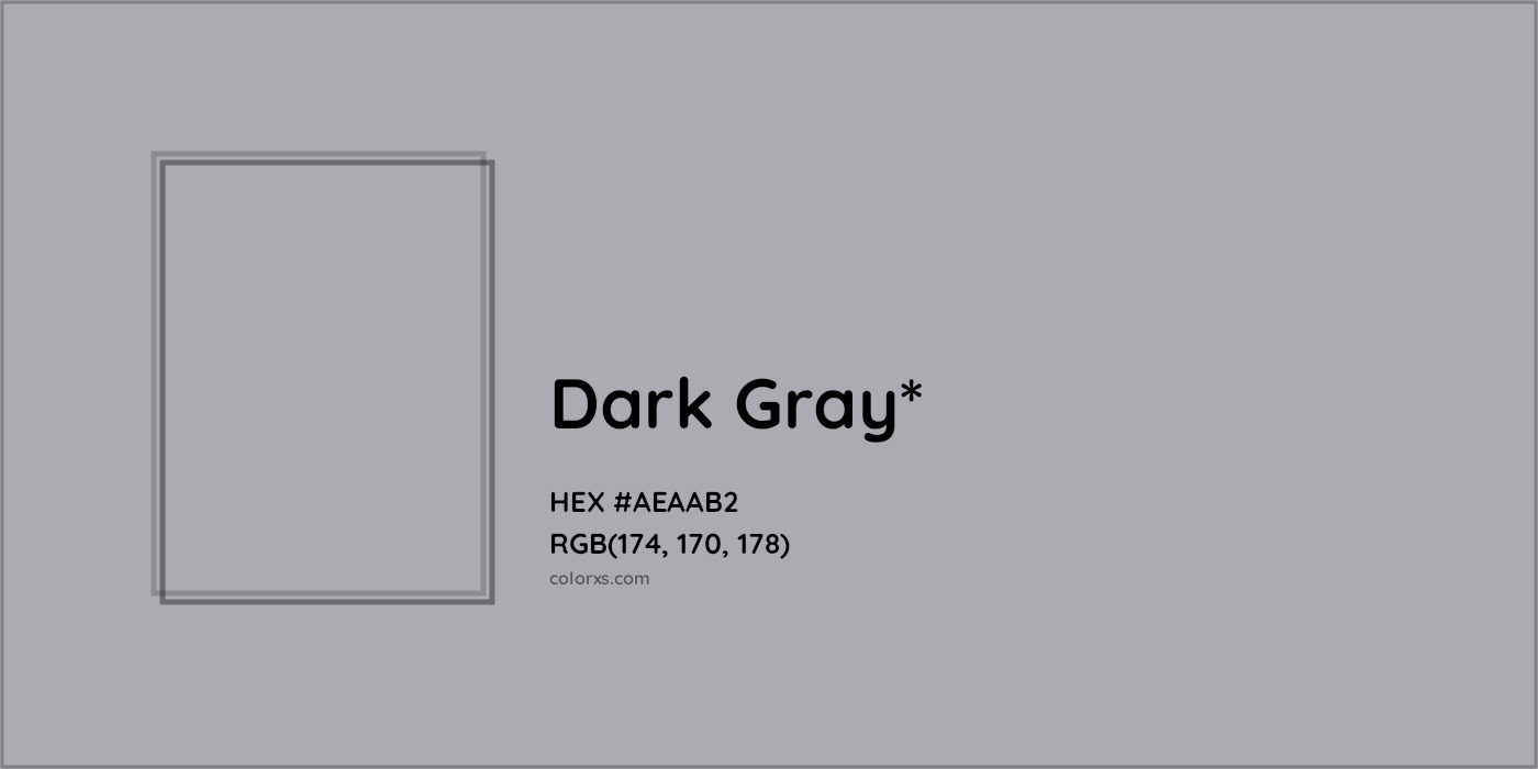 HEX #AEAAB2 Color Name, Color Code, Palettes, Similar Paints, Images