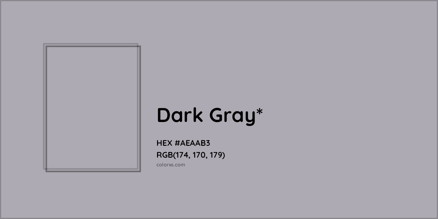 HEX #AEAAB3 Color Name, Color Code, Palettes, Similar Paints, Images