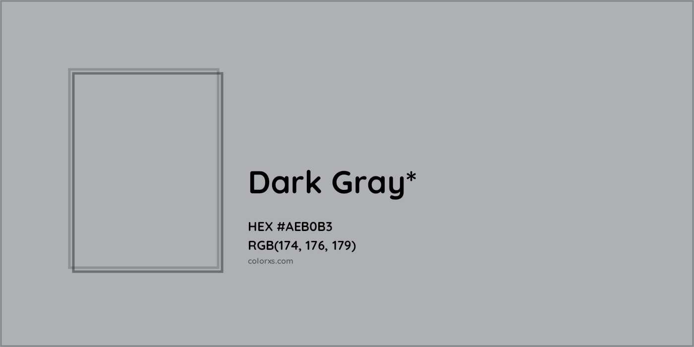 HEX #AEB0B3 Color Name, Color Code, Palettes, Similar Paints, Images