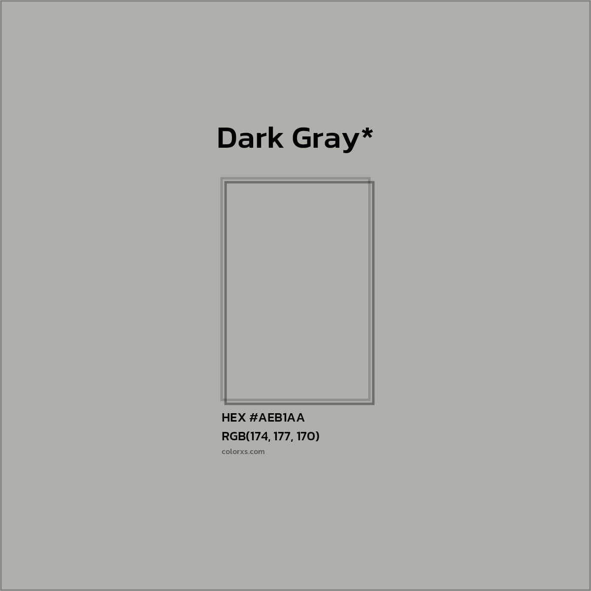 HEX #AEB1AA Color Name, Color Code, Palettes, Similar Paints, Images