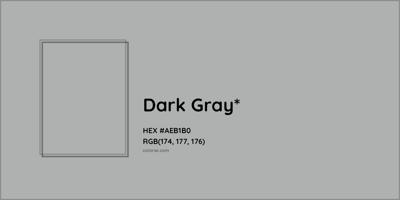 HEX #AEB1B0 Color Name, Color Code, Palettes, Similar Paints, Images