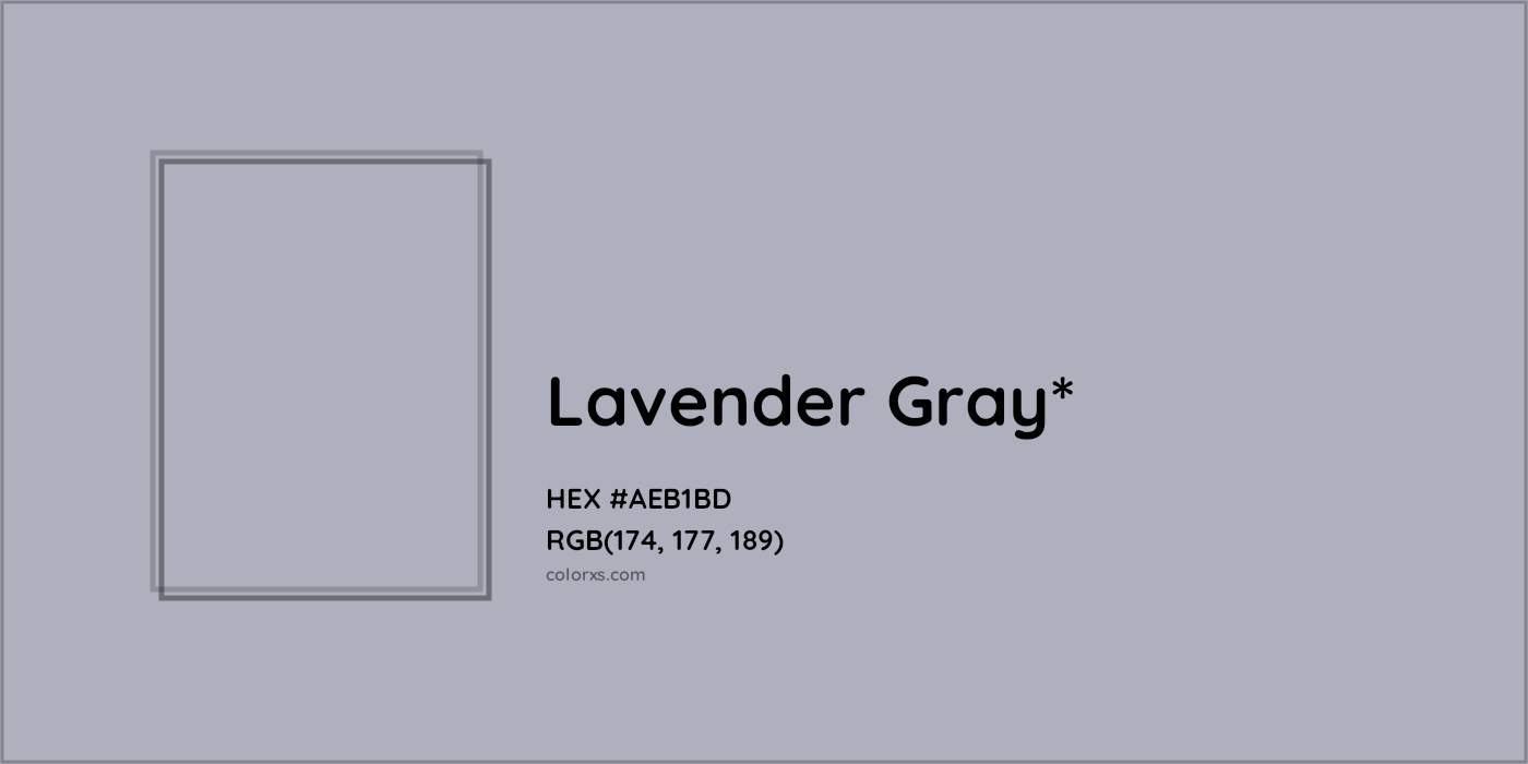HEX #AEB1BD Color Name, Color Code, Palettes, Similar Paints, Images