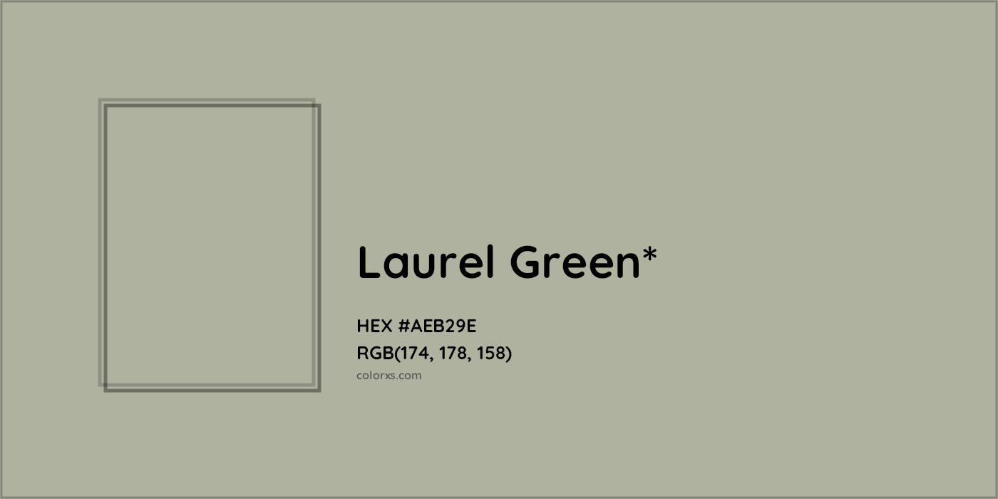 HEX #AEB29E Color Name, Color Code, Palettes, Similar Paints, Images