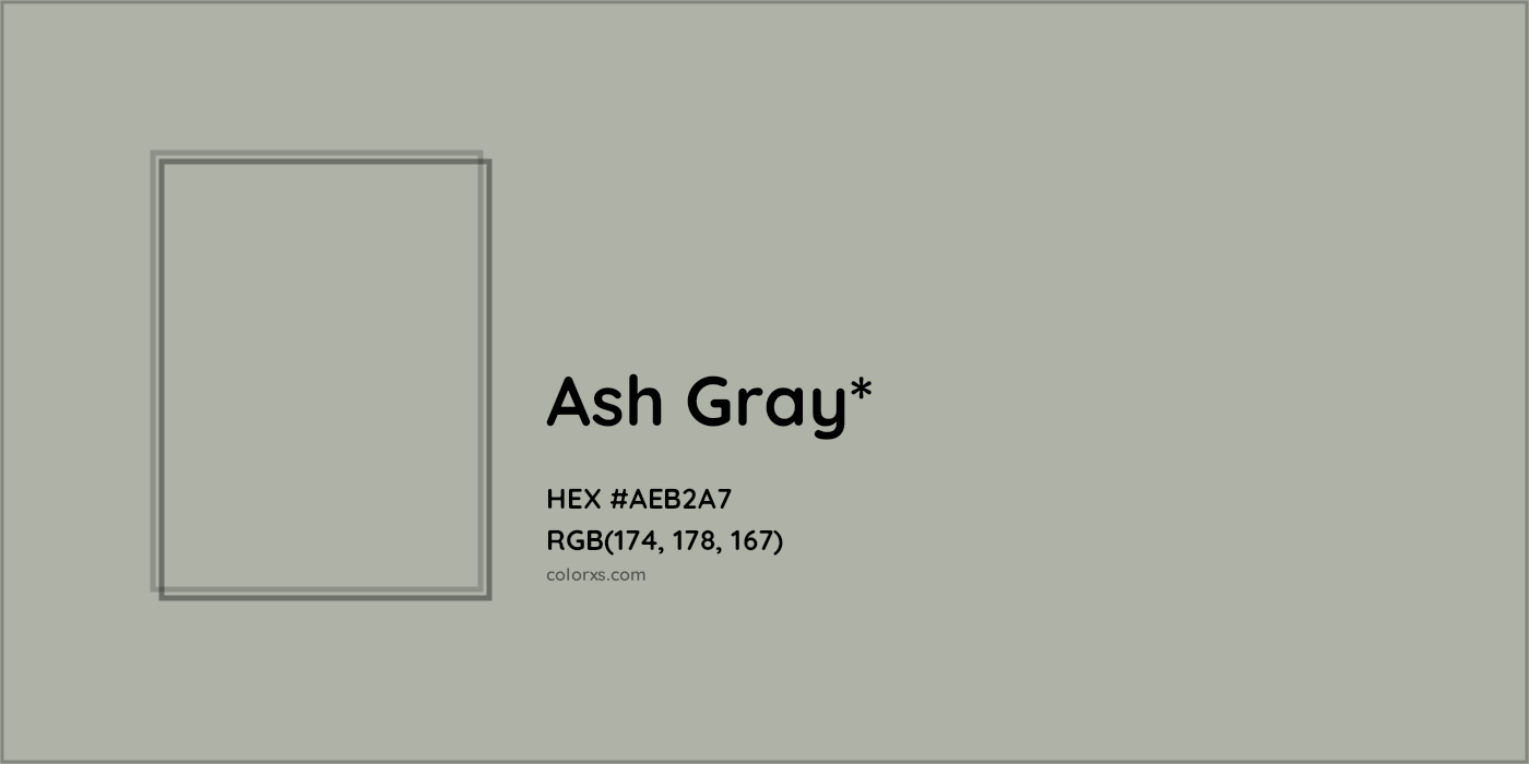 HEX #AEB2A7 Color Name, Color Code, Palettes, Similar Paints, Images