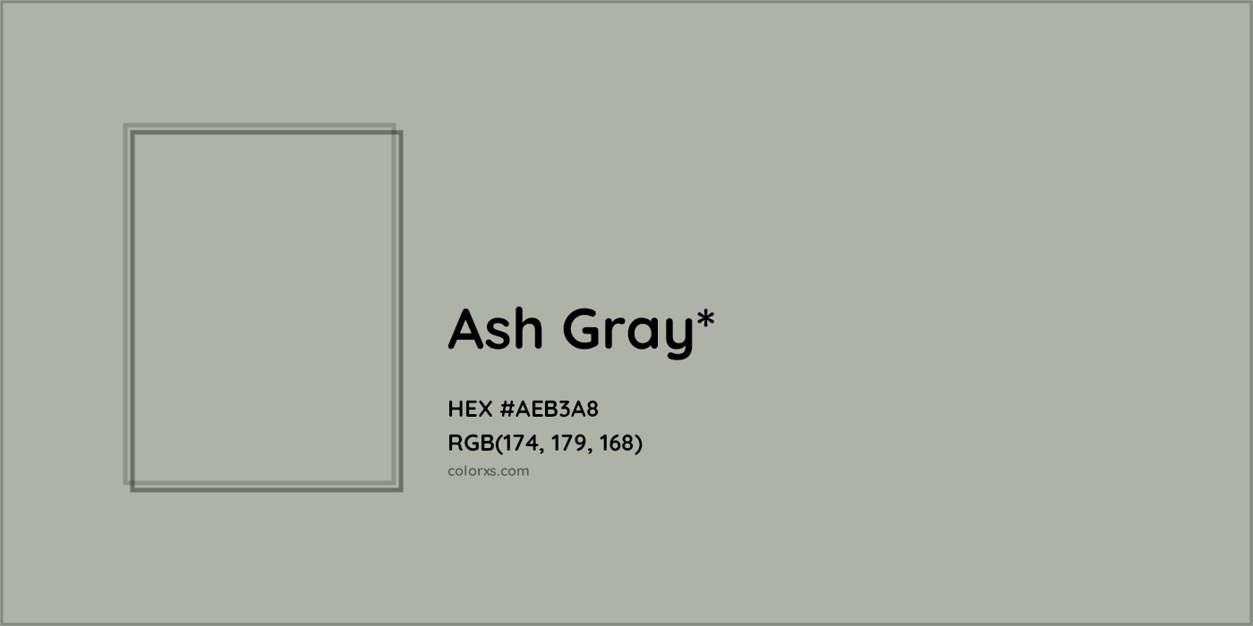 HEX #AEB3A8 Color Name, Color Code, Palettes, Similar Paints, Images