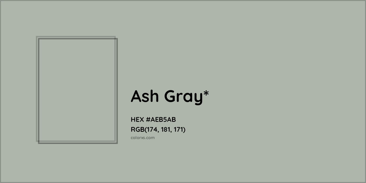 HEX #AEB5AB Color Name, Color Code, Palettes, Similar Paints, Images