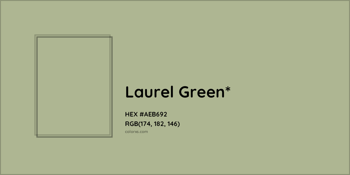 HEX #AEB692 Color Name, Color Code, Palettes, Similar Paints, Images