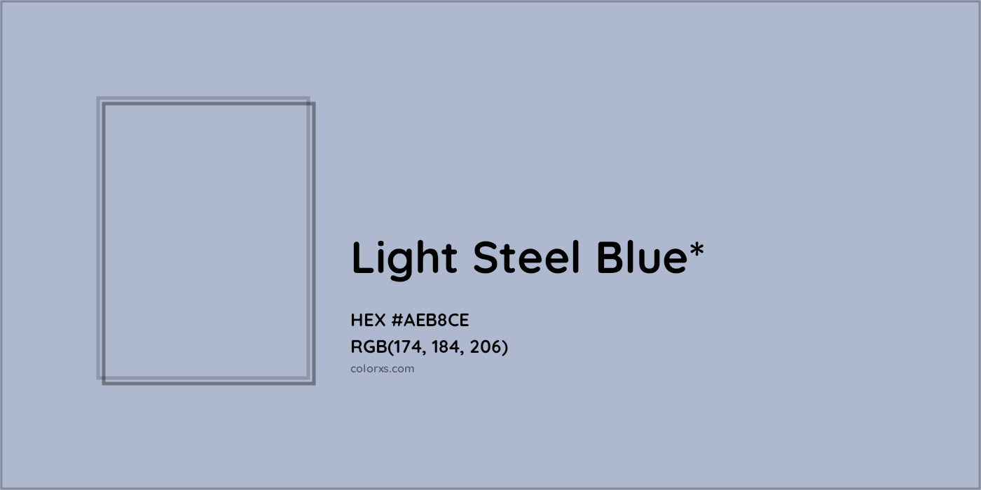 HEX #AEB8CE Color Name, Color Code, Palettes, Similar Paints, Images