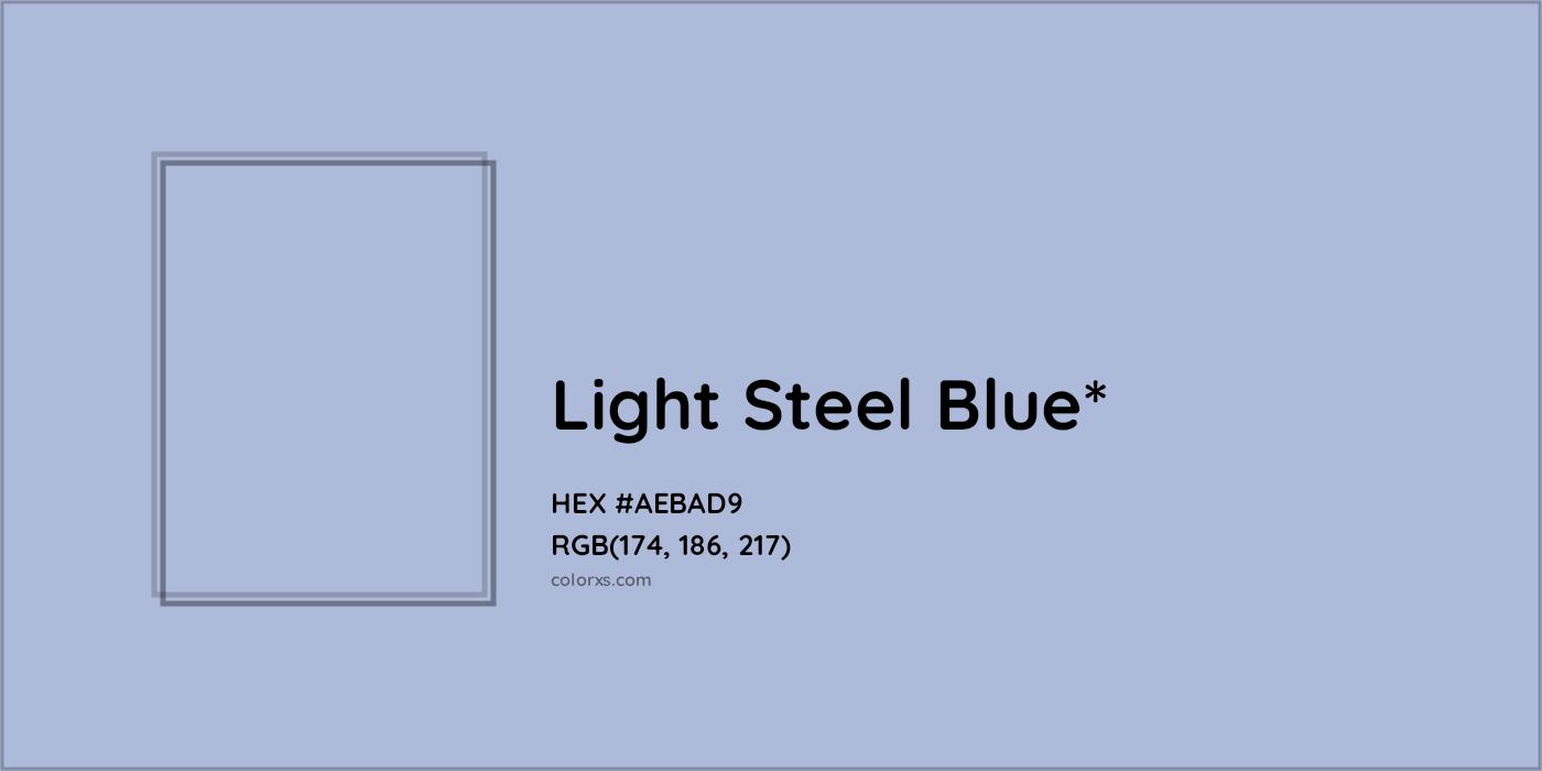 HEX #AEBAD9 Color Name, Color Code, Palettes, Similar Paints, Images